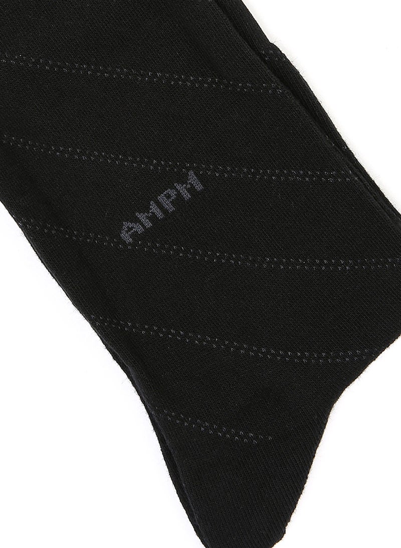 AMPM Regular Trendy Socks Black - Image 2