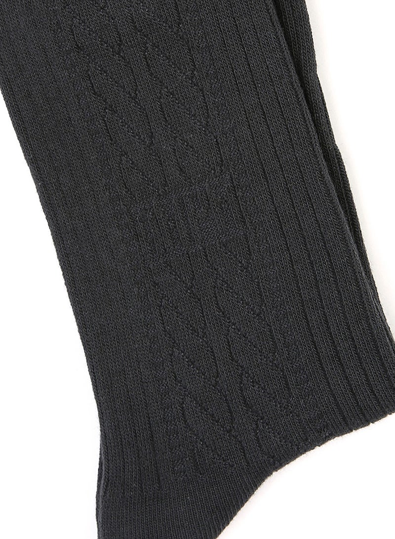 أيه إم بي إم جوارب عادية بنصف رقبة رمادي - Image 2