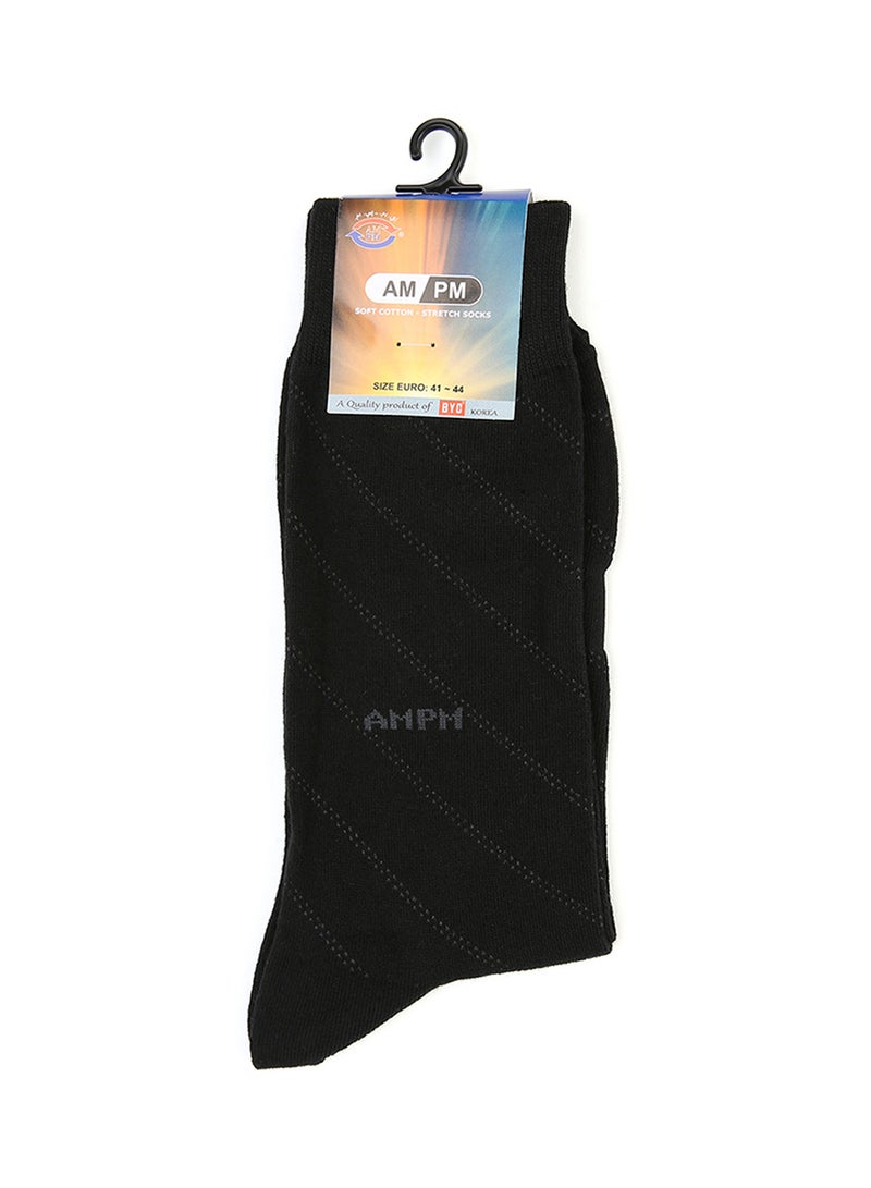 AMPM Regular Trendy Socks Black - Image 1
