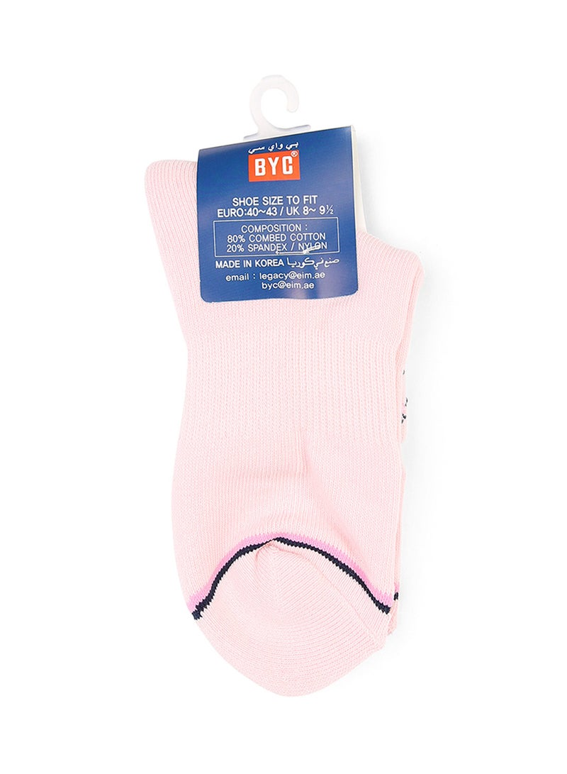 BYC Ankle Length Socks Pink - Image 1