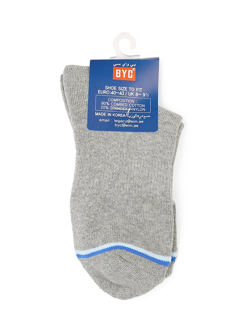 بي واي سي جوارب يصل طولها للكاحل رمادي - Image 1