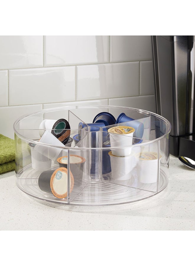 InterDesign Linus Turntable - Divided Clear  - Image 2