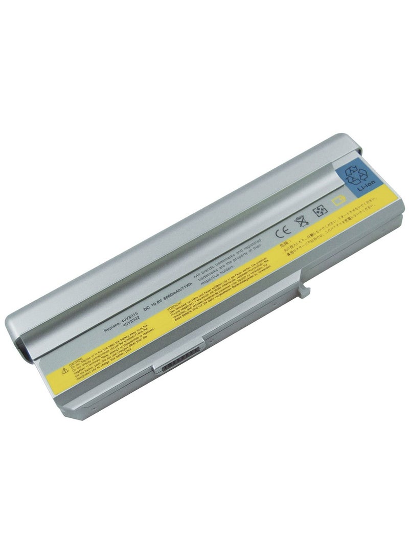 ام ام بطارية بديلة لكمبيوتر محمول من نوع أي بي إم لينوفو 3000 N200/40Y83315 أسود