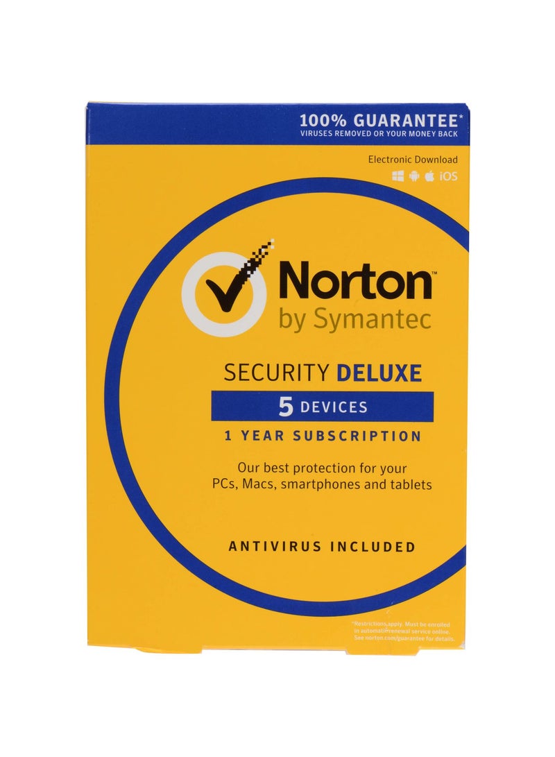 Symantec - Norton Security Deluxe Yellow - Image 1
