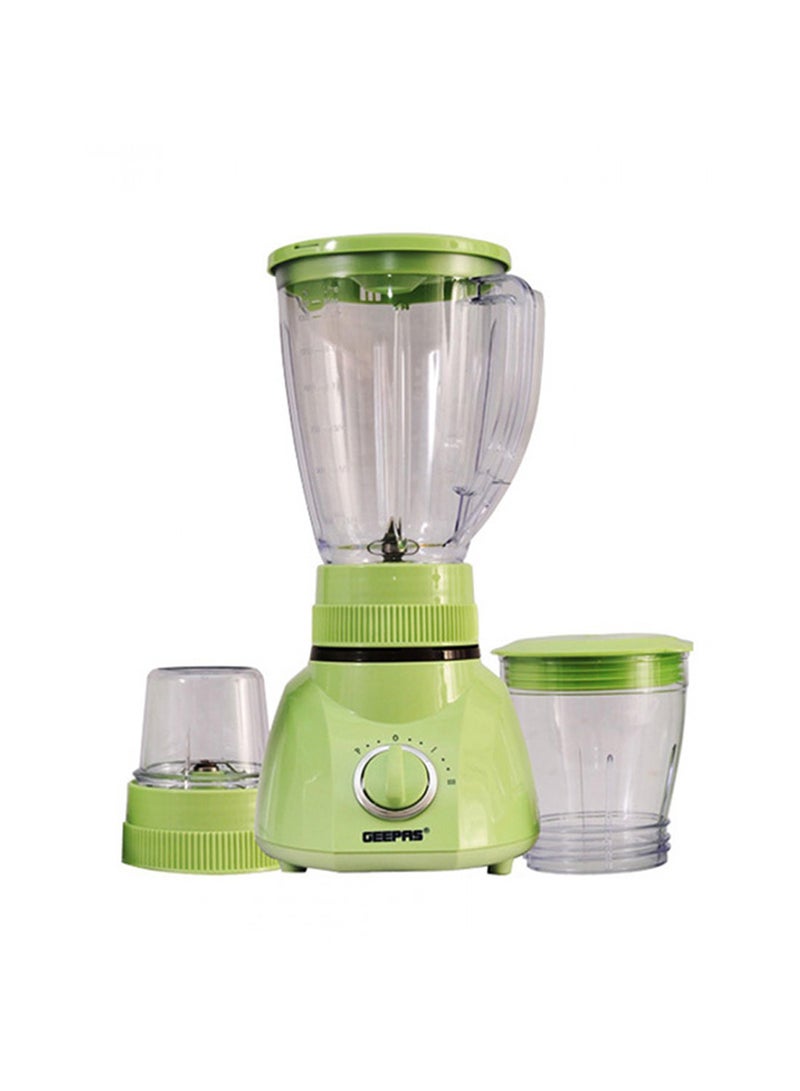 GEEPAS 3-In-1 Electric Juicer Blender 1.6 L 400.0 W GSB1514 Green 