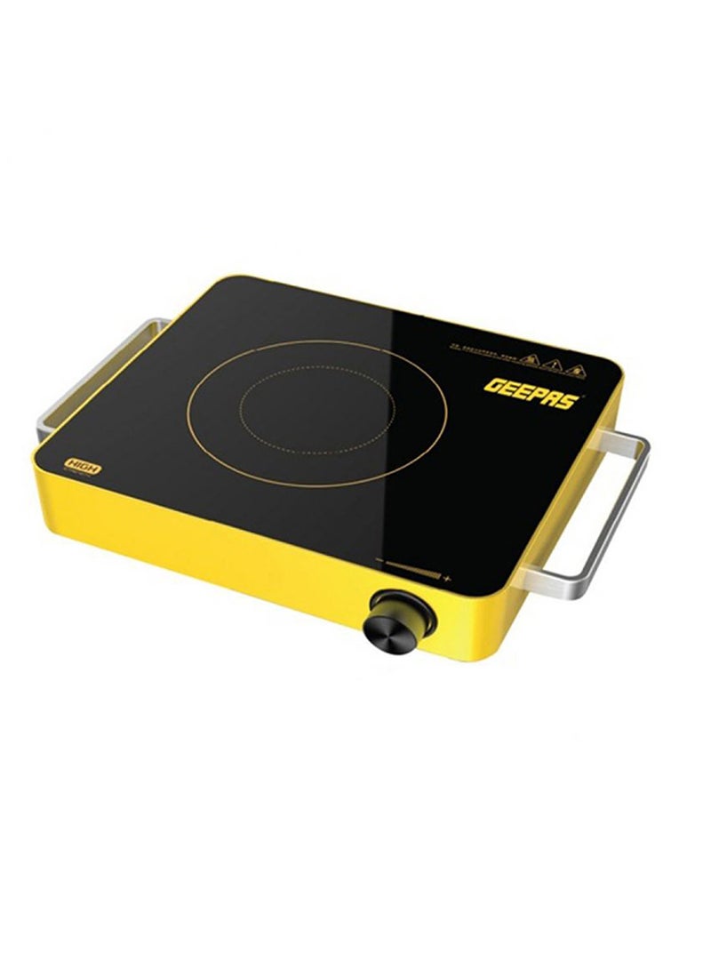 GEEPAS Infrared Cooker 2000W GIC 5450 Black/Yellow