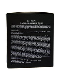 MIZON All In One Black Snail Cream 75ml  - Image 3