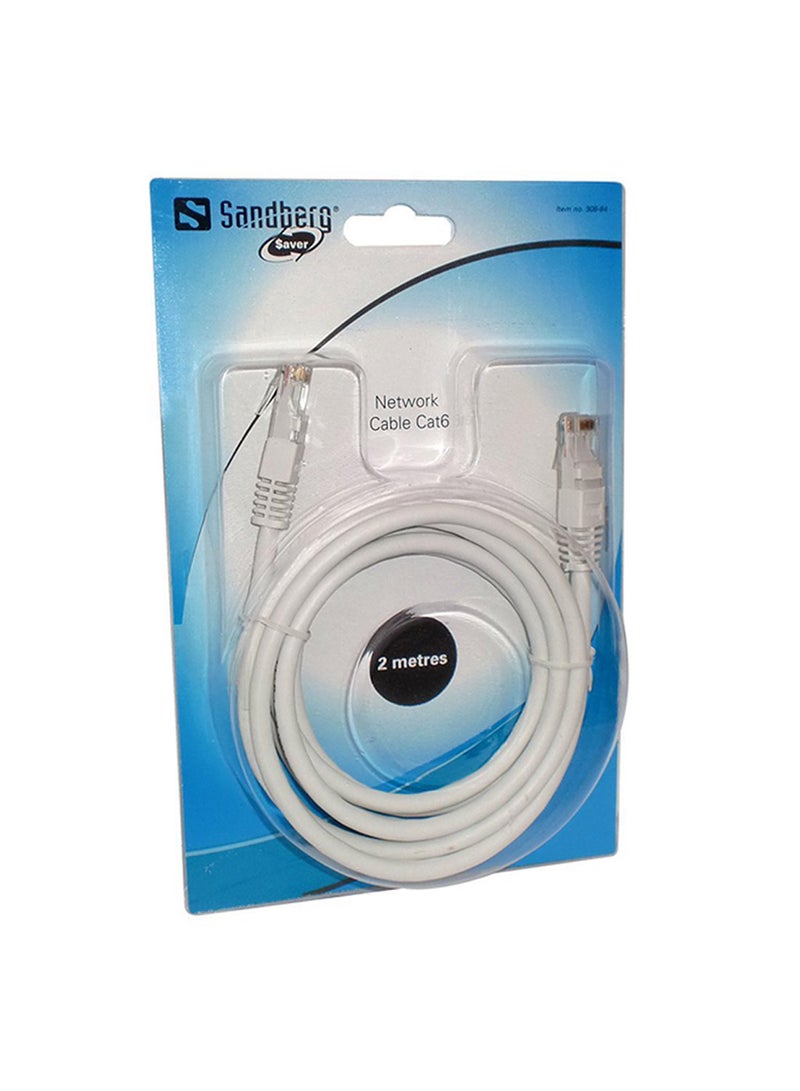 UTP Cat6 SAVER Cable White - v1504096463/N11418395A_2