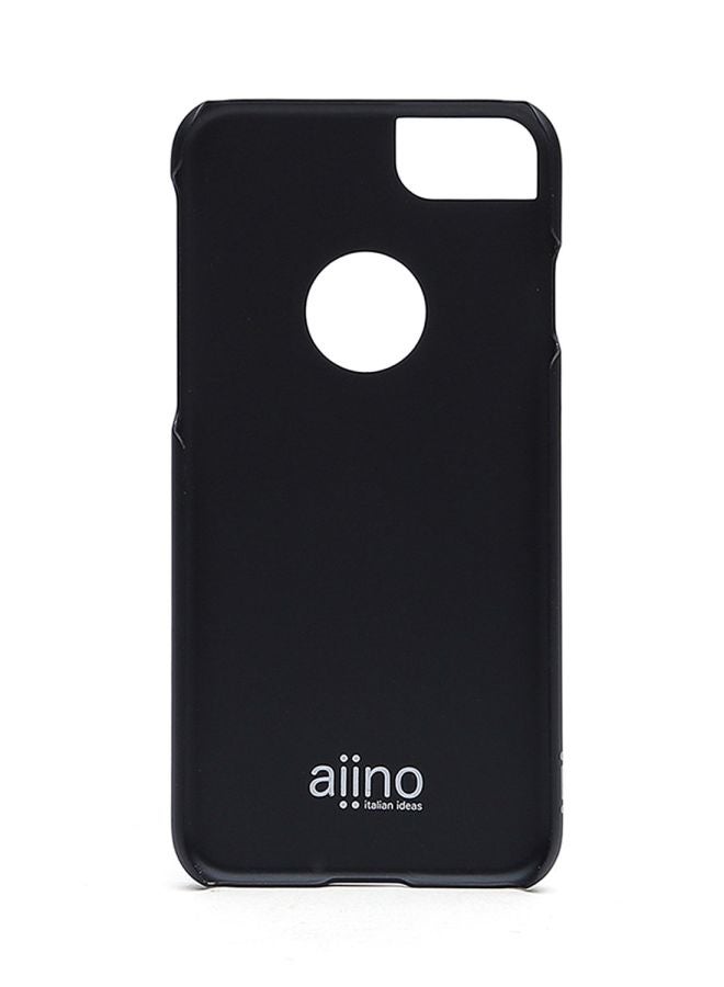 آينو غطاء فولاذ لهاتف آيفون 7 / آيفون 8 أسود