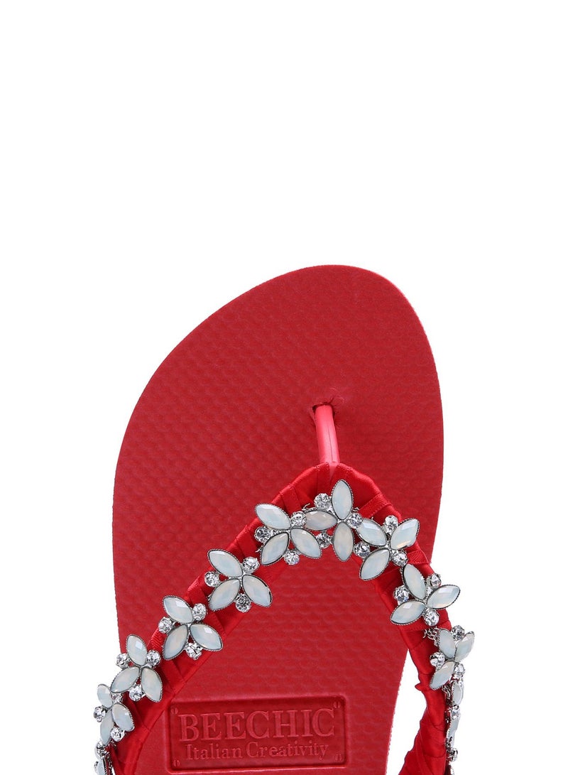 BEECHIC - Giglio Flip Flop Red - Image 1