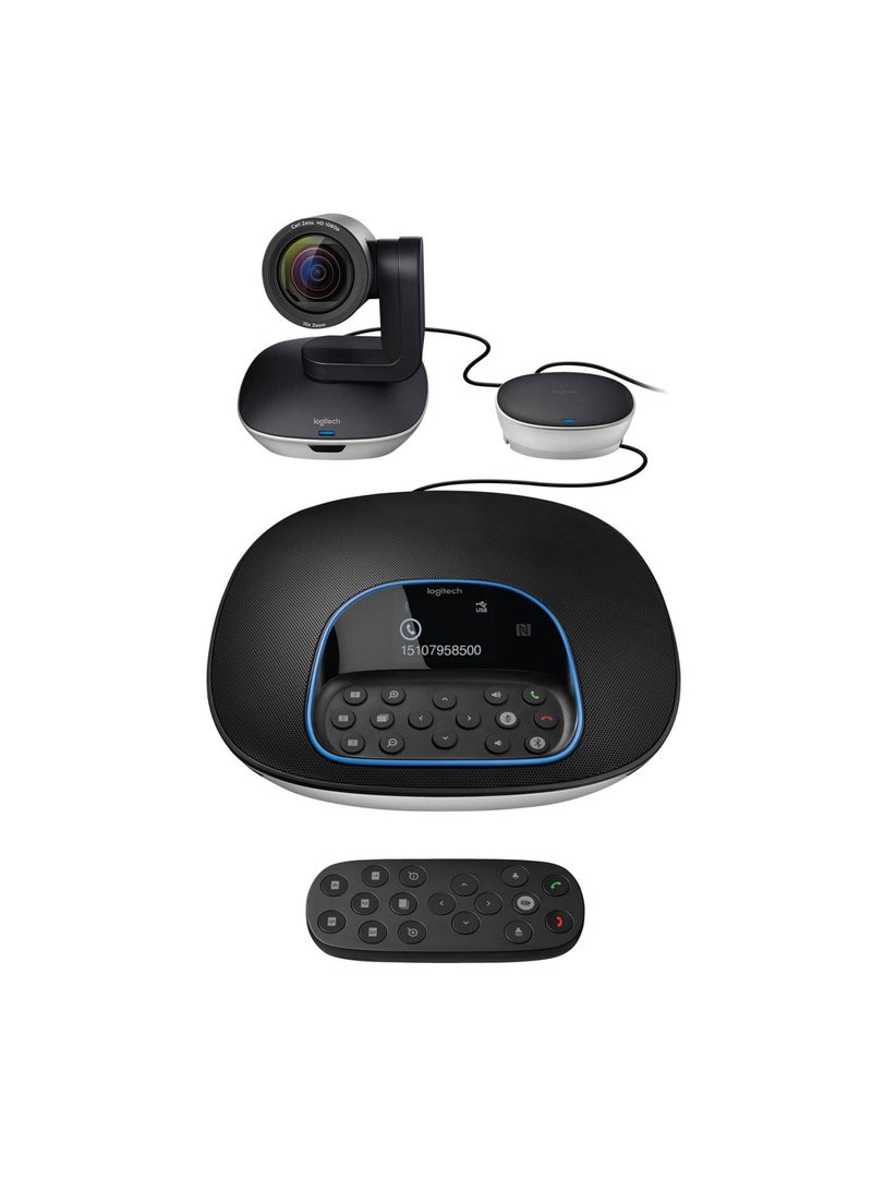 Logitech - Group Video Conferencing System-Business Series Black - Image 1