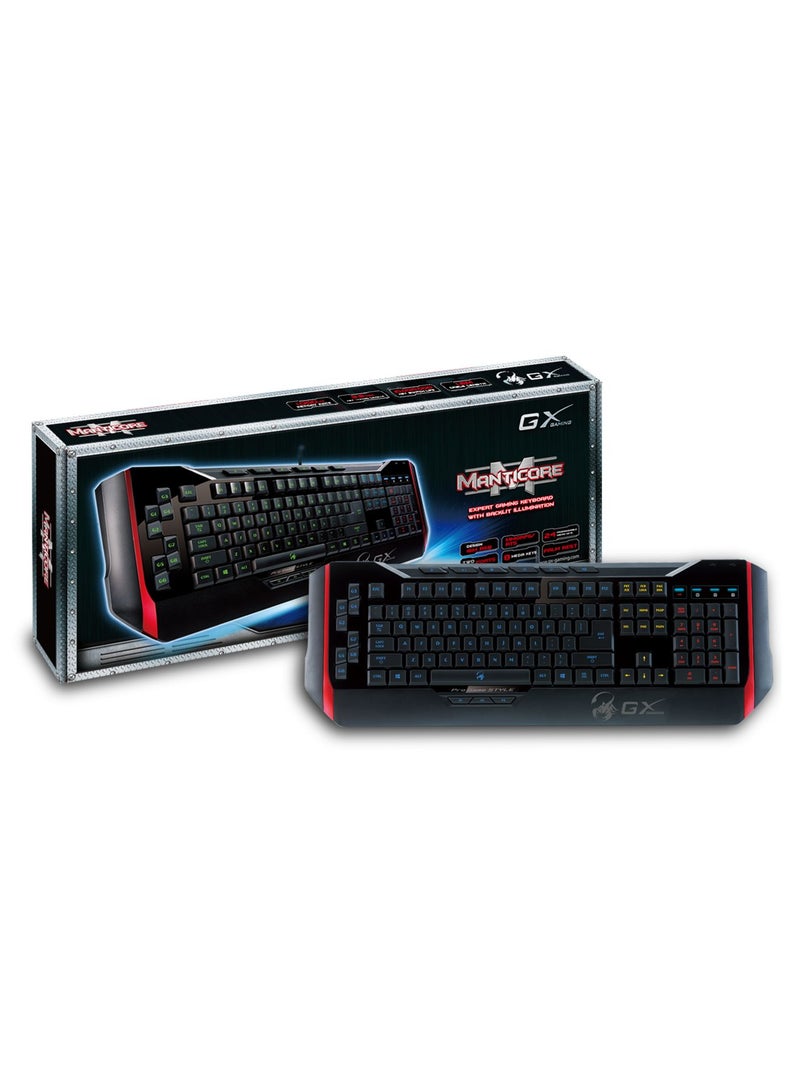 GX Manticore Gaming Keyboard Black