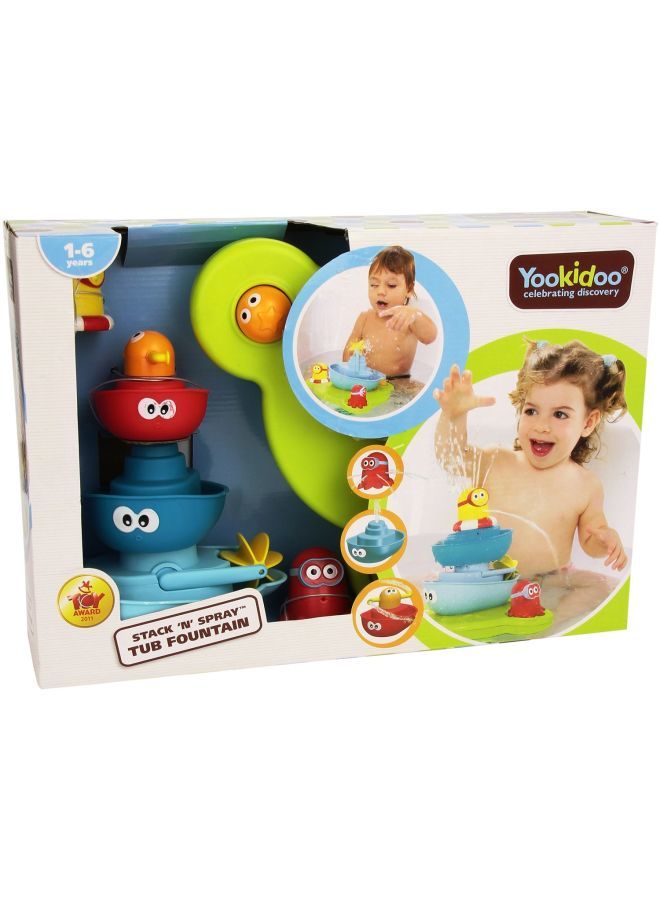 Yookidoo - Stack 'N Spray Tub Fountain - Image 1