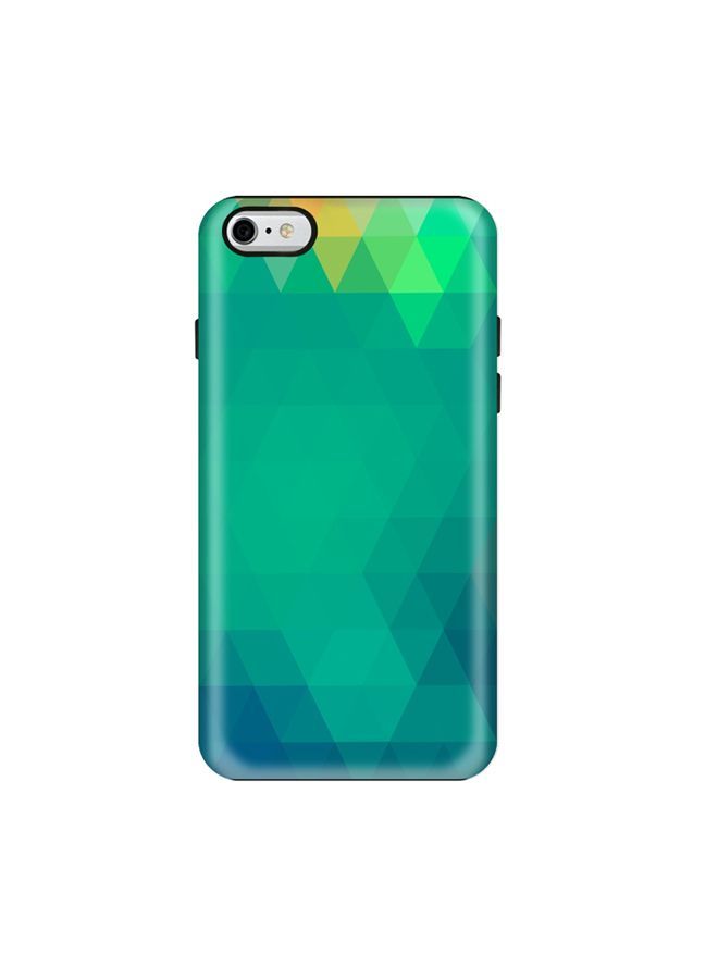 ستايلايزد غطاء متين فاخر ذو مظهر غير لامع بطبقة مزدوجة لهاتف آيفون 6 بلس/6s بلس زمرد منشور - Image 1