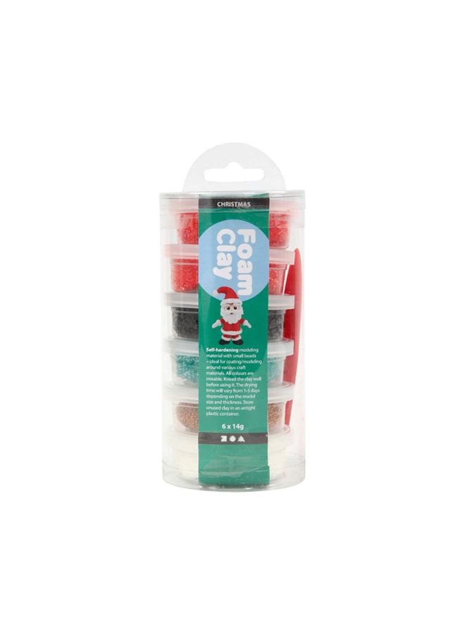 Craftbox - Set Of 6 Foam Clay 7.5 x 17x 7.5cm - Image 1