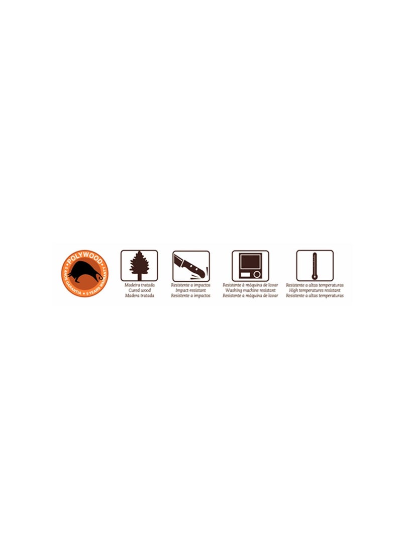 TRAMONTINA - Kitchen knife Brown/Silver 7inch - Image 1
