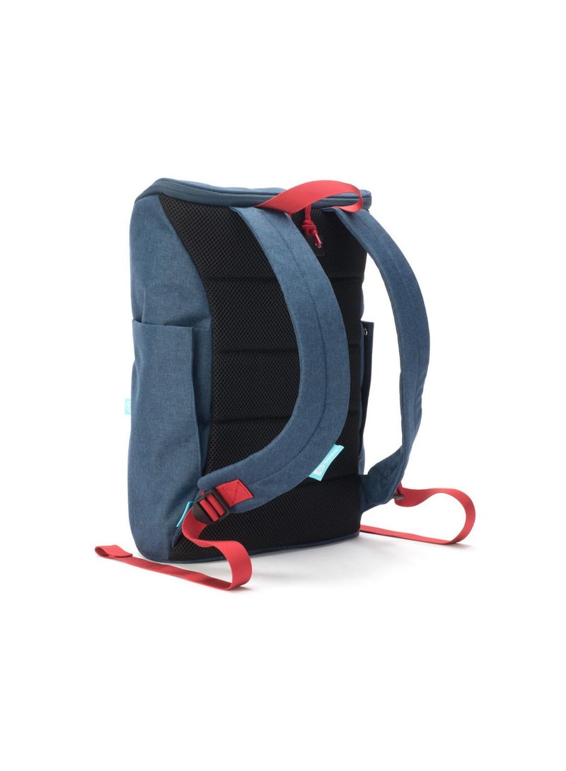 بووك حقيبة الظهر Daypack للأجهزة حتى مقاس 16,4 بوصة أحمر غامق - Image 3