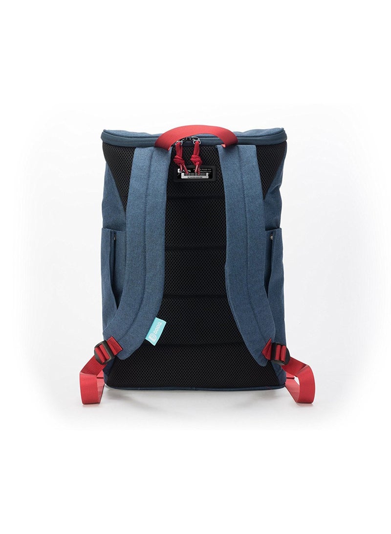 بووك حقيبة الظهر Daypack للأجهزة حتى مقاس 16,4 بوصة أحمر غامق - Image 5