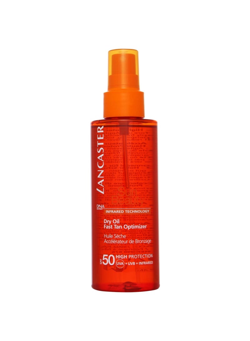 Lancaster Sun Beauty Dry Oil Fast Tan Optimizer SPF50 150ml