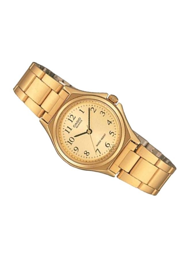 CASIO Women's Stainless Steel Analog Wrist Watch LTP-1130N-9B - 27 mm - Gold - Image 2