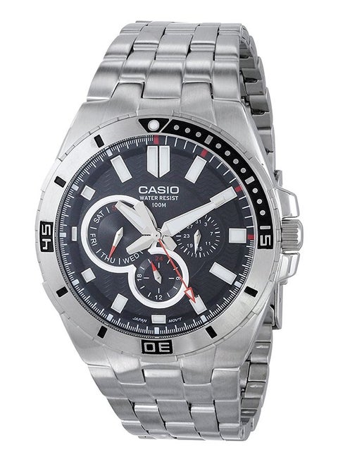 Men's Stainless Steel Chronograph Watch MTD-1060D-1AVDF