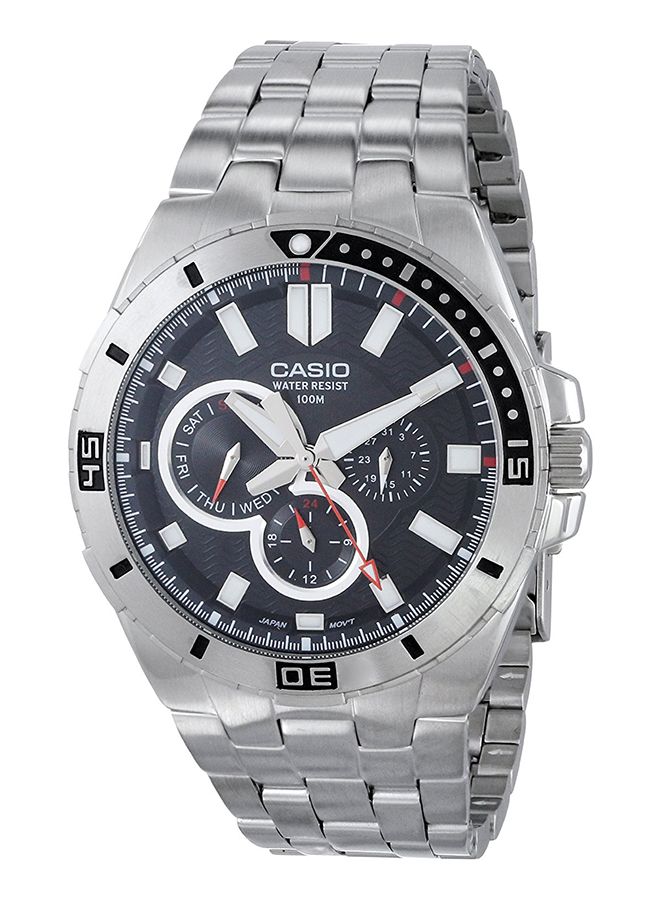 Men's Stainless Steel Chronograph Watch MTD-1060D-1AVDF