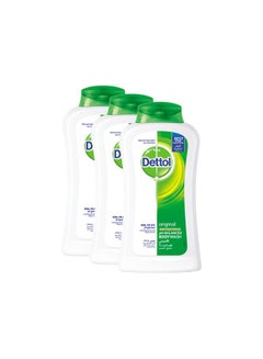 Dettol Original Anti-Bacterial Body Wash, Pine fragrance, Pack Of 3 3 x 250ml 