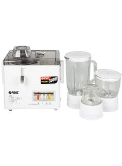 عصارة خلاط أعلى الطاولة أربعة في واحد بقوة 350 وات 1.5 L 350.0 W JMG-01A أبيض