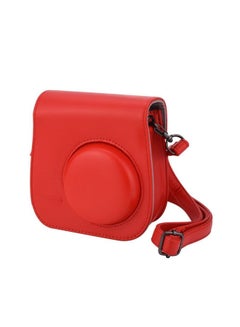 CAIUL PU Leather Camera Case Bag For Instax Mini 8/8+ Red  - Image 1