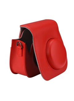 CAIUL PU Leather Camera Case Bag For Instax Mini 8/8+ Red  - Image 3