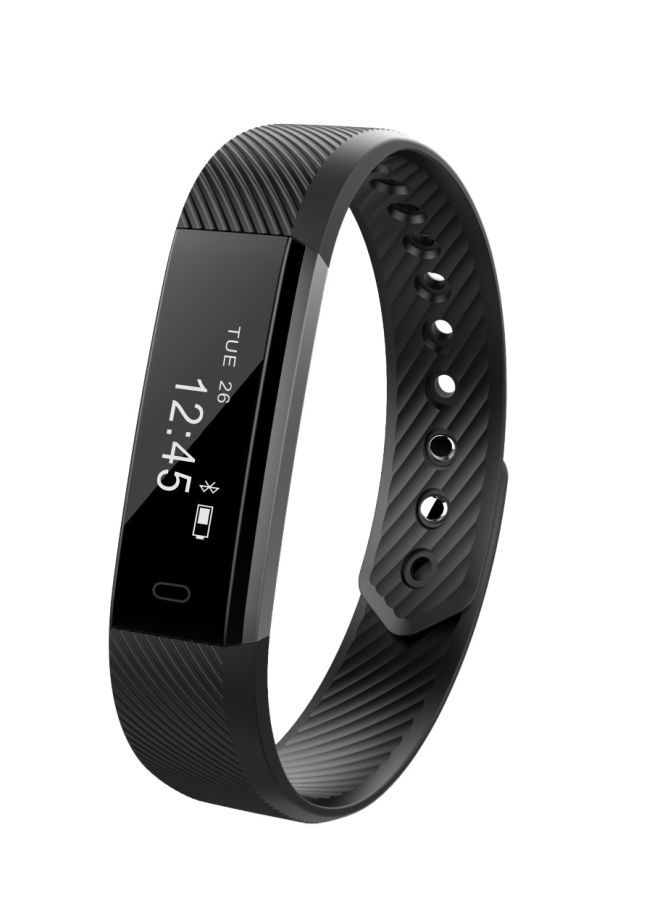 Lemfo ID115 Bluetooth Fitness Tracker Black - Image 1