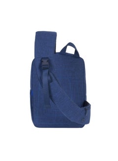 RivaCase Laptop Canvas Sling Backpack Blue  - Image 2