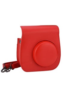 CAIUL PU Leather Camera Case Bag For Instax Mini 8/8+ Red  - Image 2
