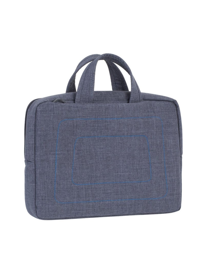 RivaCase Laptop Canvas Shoulder Bag Grey  - Image 2