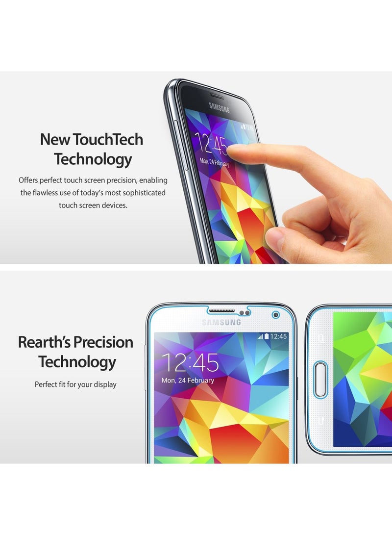 Ringke Pack Of 3 Invisible Defender HD Screen Protector For Samsung Galaxy S5 Clear - Image 3