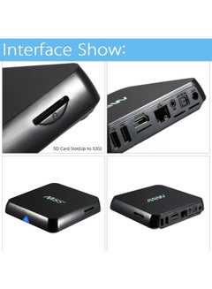 ماركة غير محددة M8S مشغل وسائط بعلبة تلفزيون بلس أندرويد وذاكرة وصول عشوائي XBMC KODI سعة 2 جيجابايت وذاكرة للقراءة فقط سعة 8 جيجابايت ANTV-M8SP أسود  - Image 4