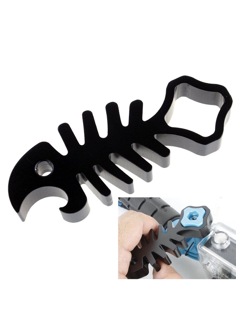 Generic Portable Wrench Nut spanner For Thumb Screw Knob Black  - Image 3