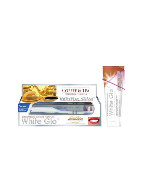 Coffee & Tea Drinkers Formula Whitening Toothpaste With Free Toothbrush