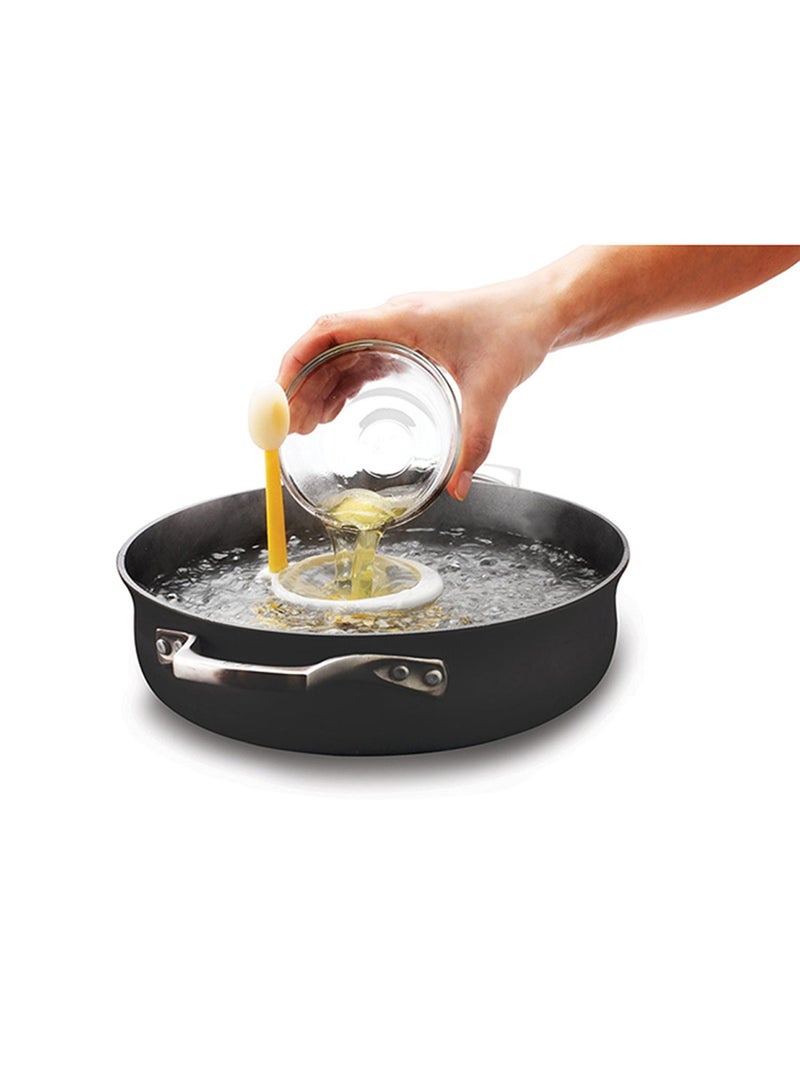 Chef'n Yolkster Egg Poacher Marigold/Meringue 20.5 x 9.5 x 10.5cm  - Image 3