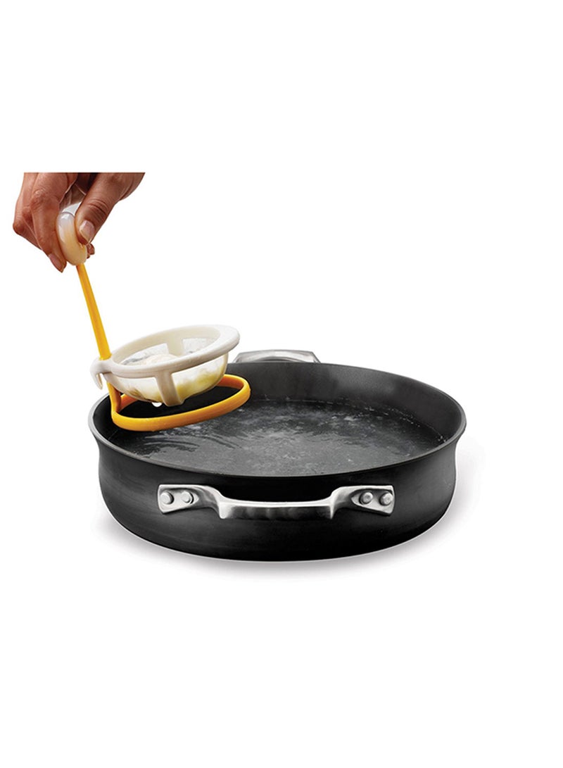 Chef'n Yolkster Egg Poacher Marigold/Meringue 20.5 x 9.5 x 10.5cm  - Image 4