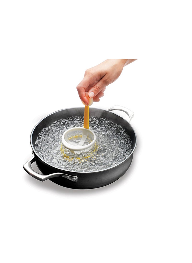 Chef'n Yolkster Egg Poacher Marigold/Meringue 20.5 x 9.5 x 10.5cm  - Image 2