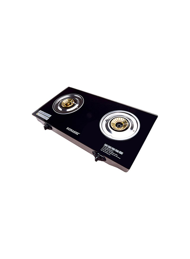 Double Gas Burner SGB-202GFFD Black
