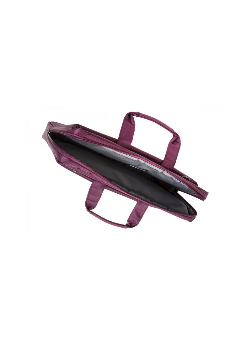 RivaCase Padded Laptop Bag For 15.6-Inch Laptops Purple - Image 2