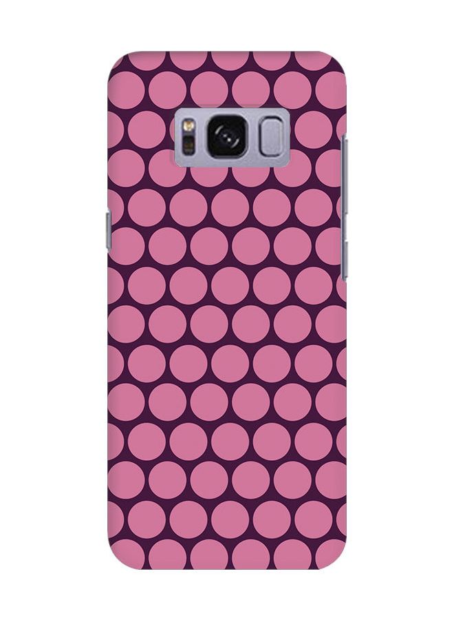 ستايلايزد غطاء محكم فاخر رفيع ذو مظهر غير لامع لهاتف سامسونج جالاكسي S8 أقراص العسل الأرجوانية - Image 1