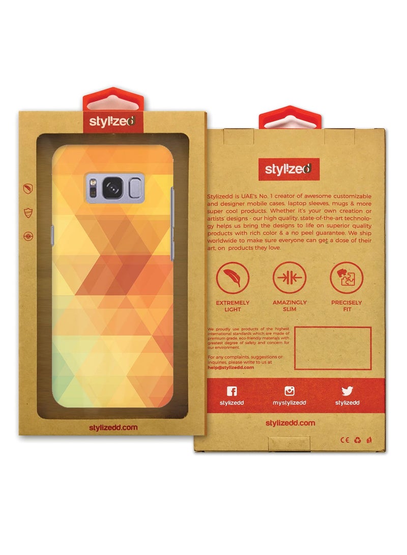 Slim Snap Case Cover Matte Finish for Samsung Galaxy S8 Yellow Fever
