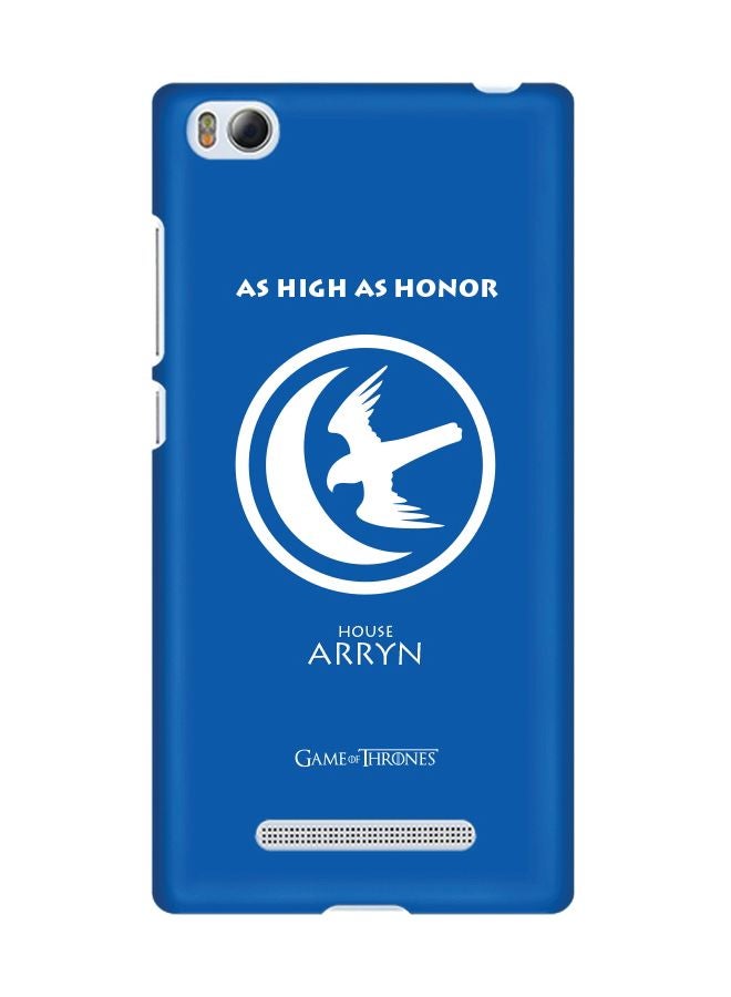 Stylizedd Slim Snap Case Cover Matte Finish for Xiaomi Redmi 4 GOT House Arryn - Image 1