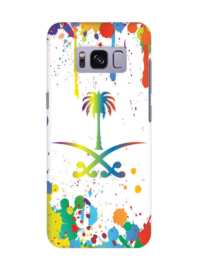 Slim Snap Case Cover Matte Finish for Samsung Galaxy S8 Plus Colorful Saudi