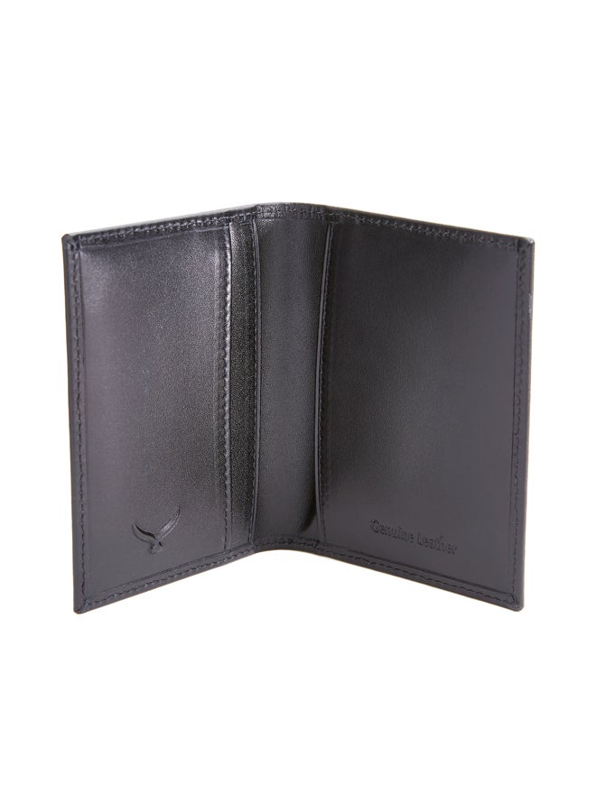 MAPi Genuine French Leather Bi-Fold Card Holder Black  - Image 3