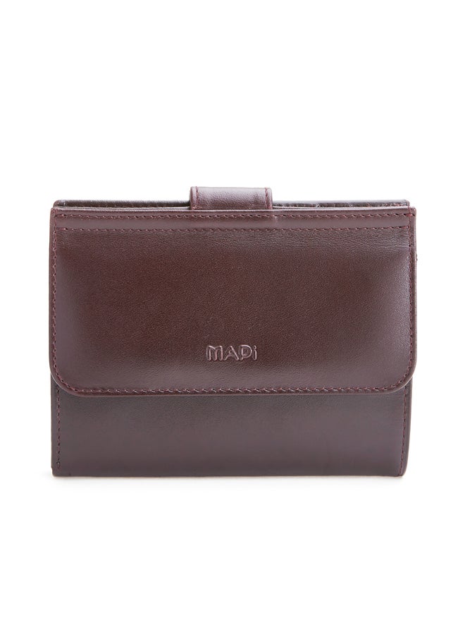MAPi Genuine French Leather Coinpurse Wallet Tea  - Image 2