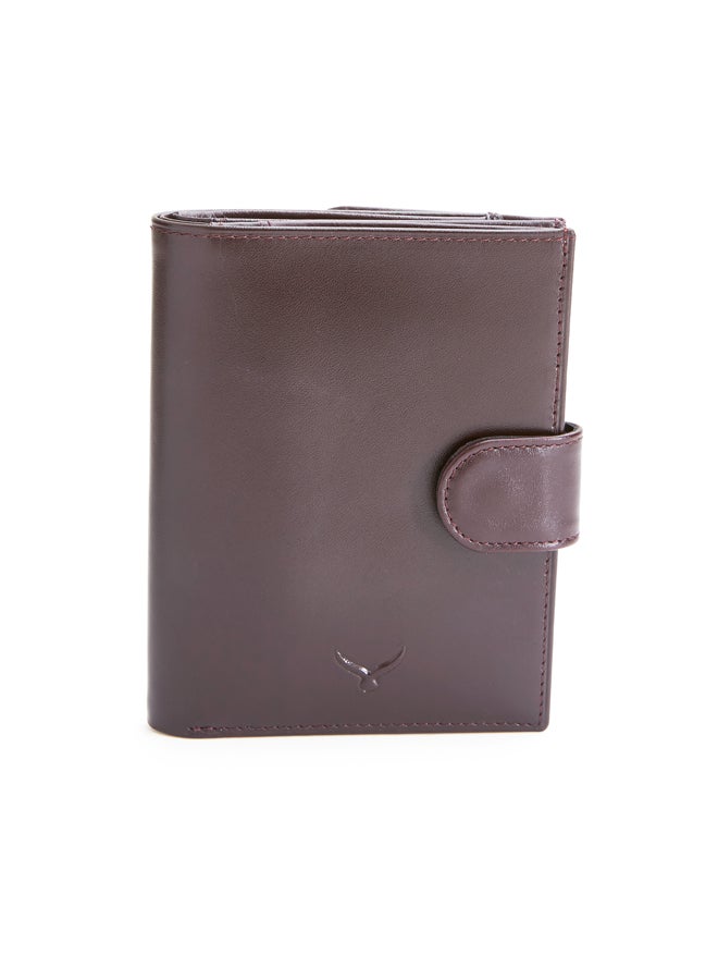 MAPi Genuine French Leather Coinpurse Wallet Tea  - Image 1